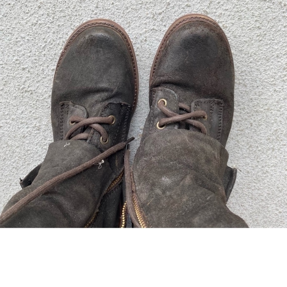 Zigi Girl Genova Funnel Combat Boots size 8.5